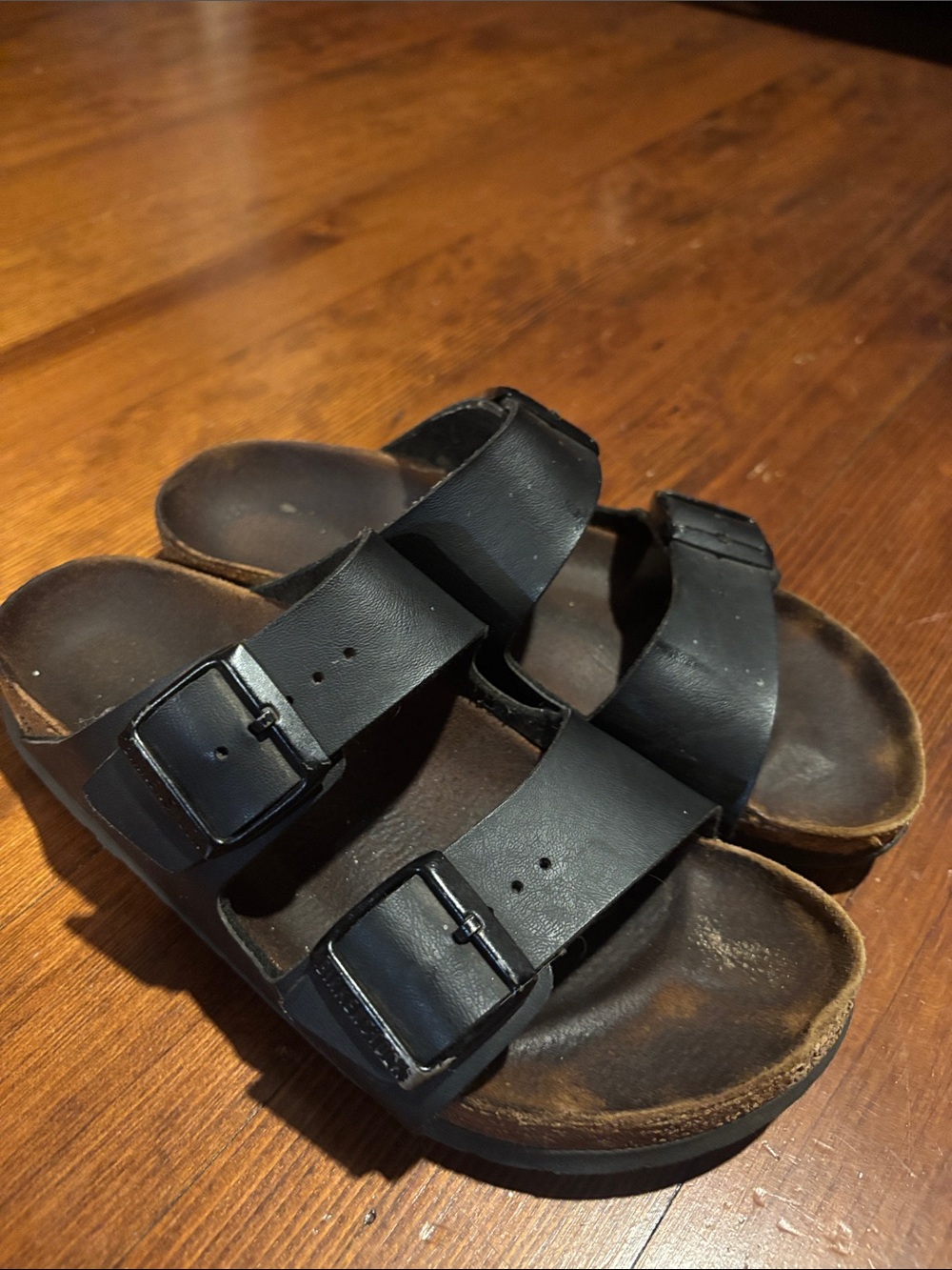 Women’s Birkenstock sandals.